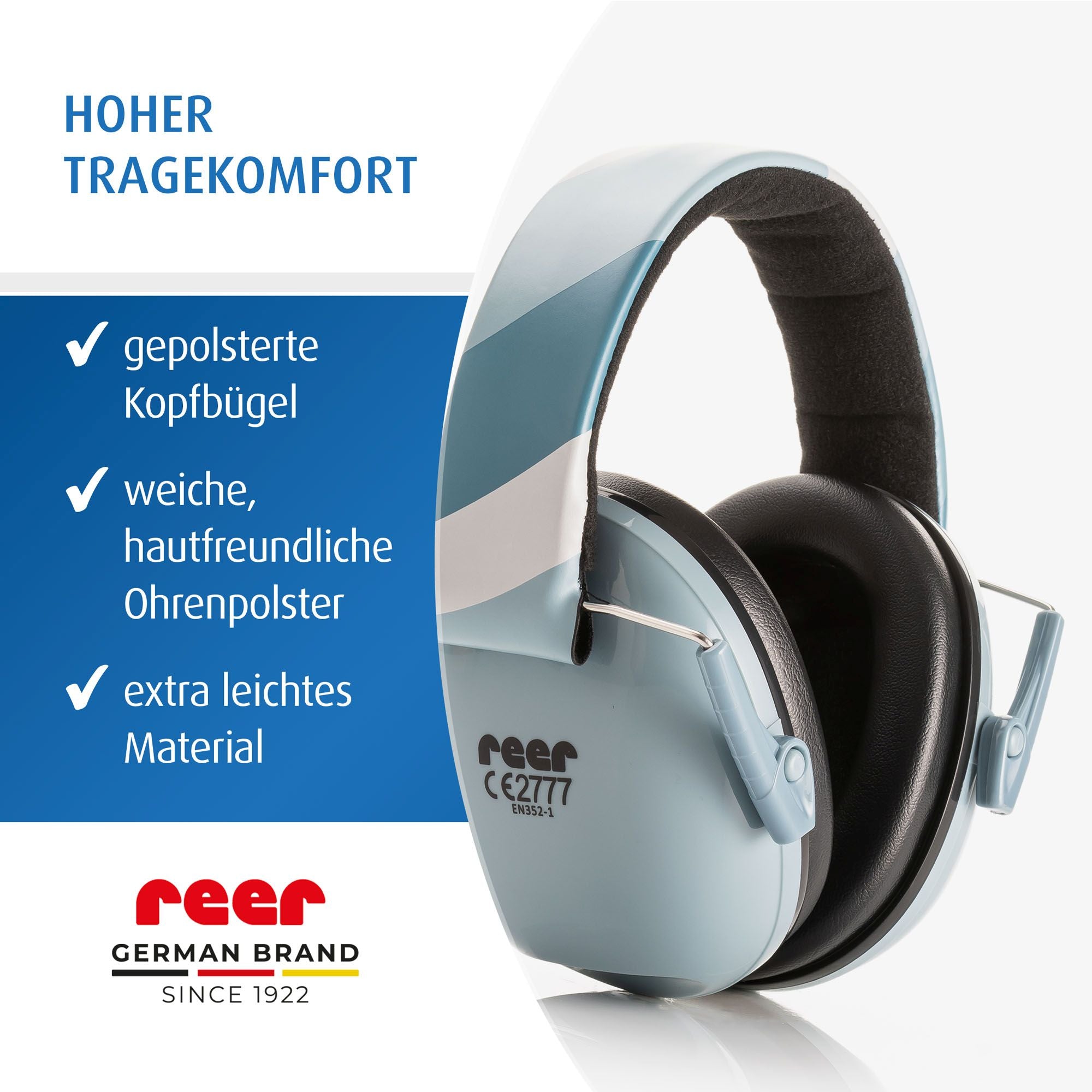 reer | SilentGuard Kids Kapselgehörschutz - Blau oder Grau
