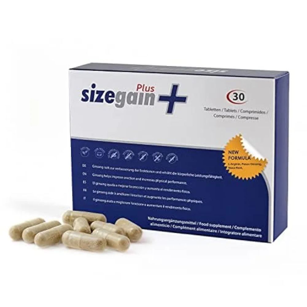 500Cosmetics | SizeGain Plus zur Steigerung der Potenz - 30 Kapseln