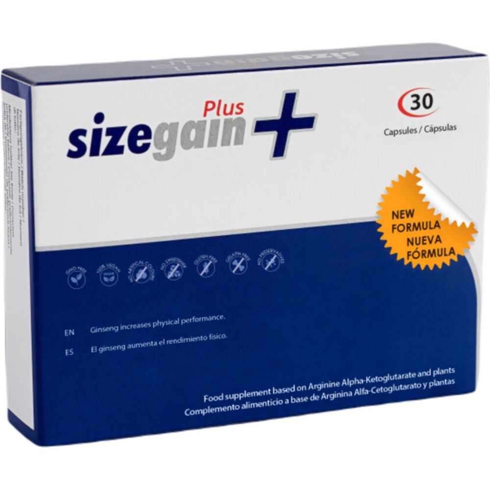 500Cosmetics | SizeGain Plus zur Steigerung der Potenz - 30 Kapseln