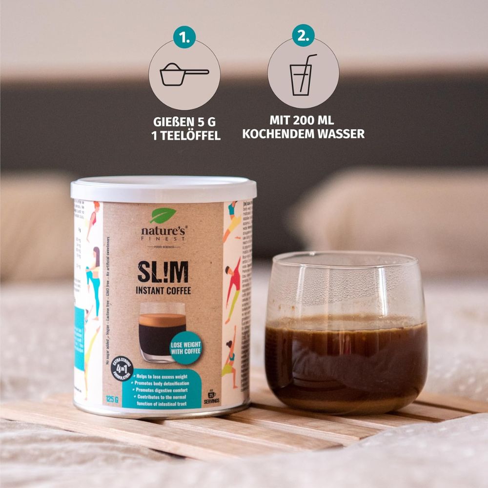 Nature`s Finest | SL!M Kaffee zur Unterstützung des Abnehmstoffwechsels