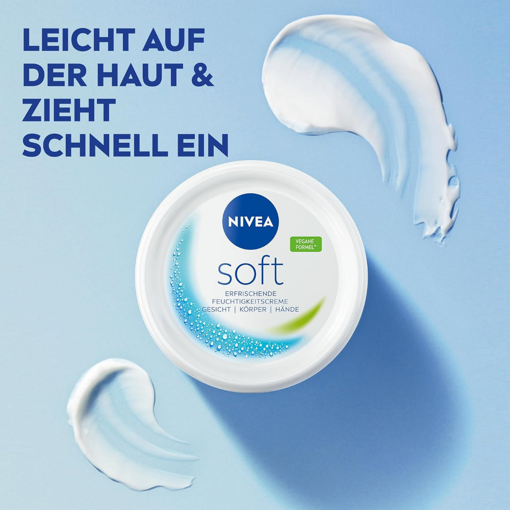 NIVEA | Soft Erfrischende Feuchtigkeitscreme - 375 ml