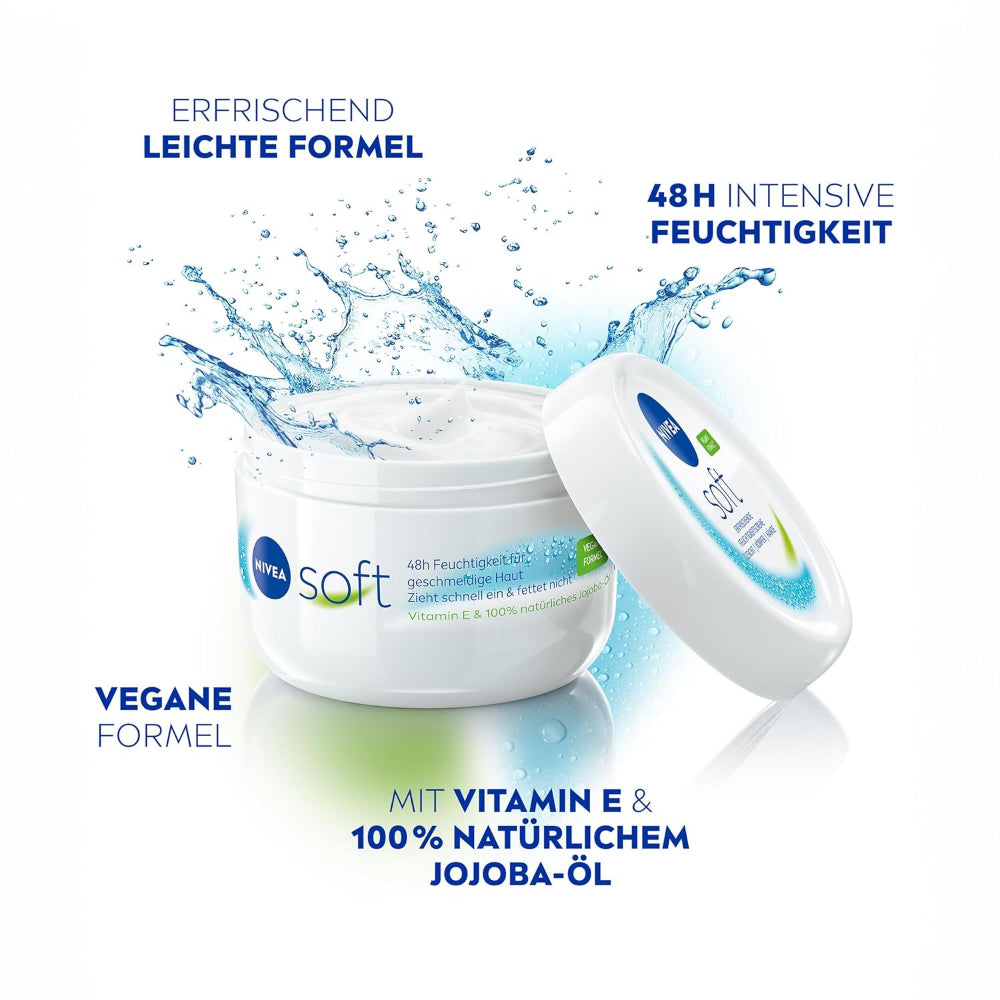 NIVEA | Soft Erfrischende Feuchtigkeitscreme - 375 ml