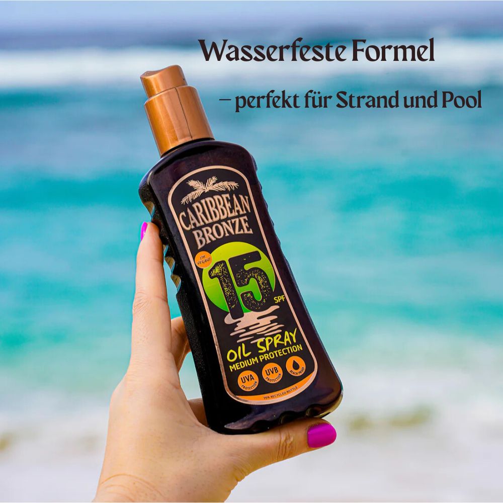 Caribbean Bronze | Sonnenschutzöl Spray LSF 15 - 200 ml