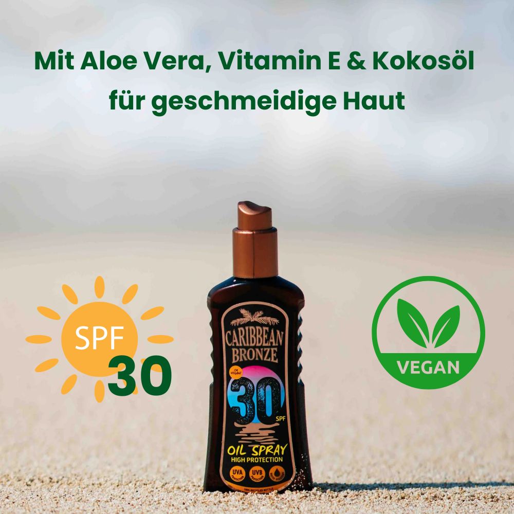 Caribbean Bronze | Sonnenschutzöl Spray LSF 30 - 200 ml