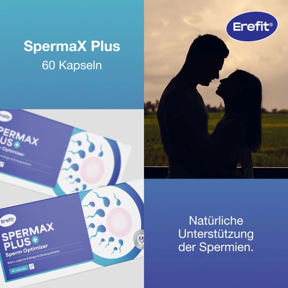 Erefit® | SpermaX Plus für Spermienunterstützung - 60 Kapseln