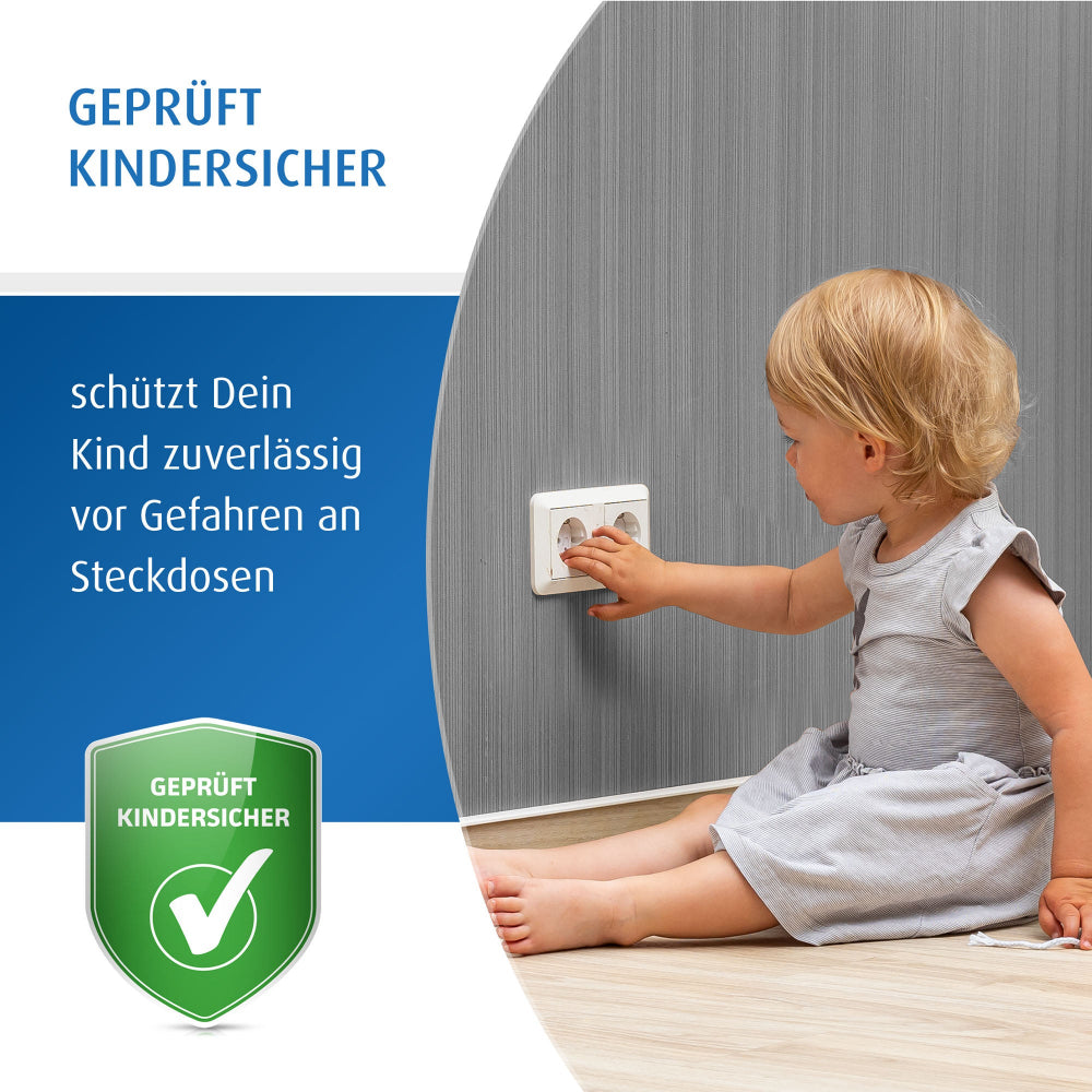 reer | Steckdosenabdeckungen - 10 Stück - Weiß
