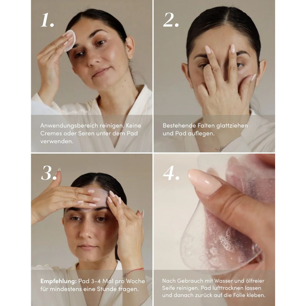 APRICOT | Wiederverwendbares Stirn Pad mit Hexapeptid - 30 Behandlungen