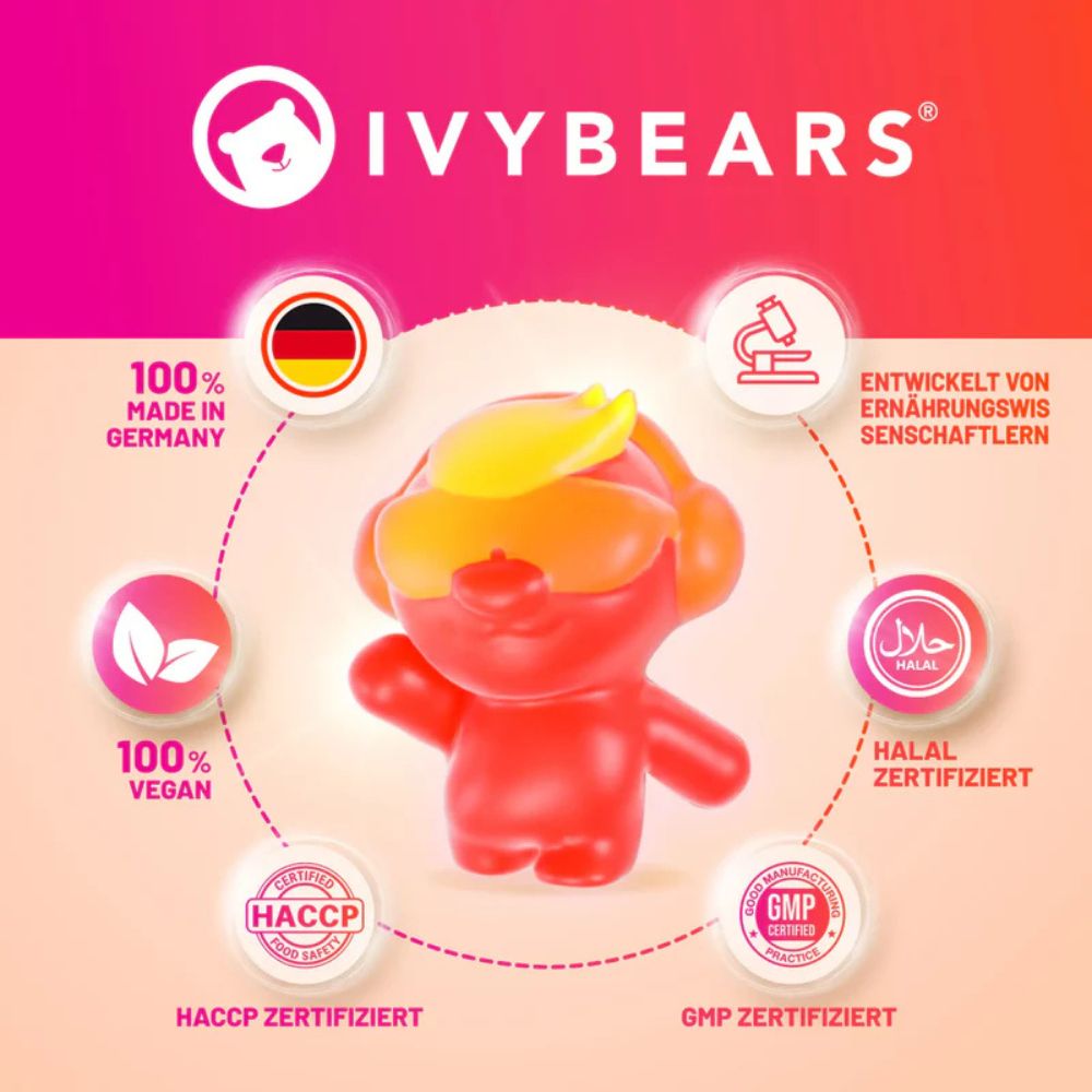 IvyBears | Superpower Kids - Multivitamine mit Beerengeschmack
