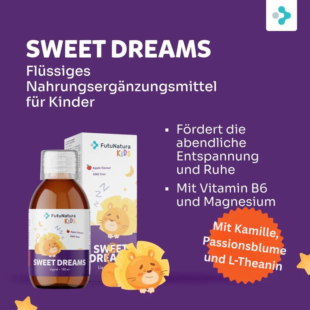 FutuNatura | Sweet dreams - Flüssige Nahrungsergänzung für Kinder zum Schlafen