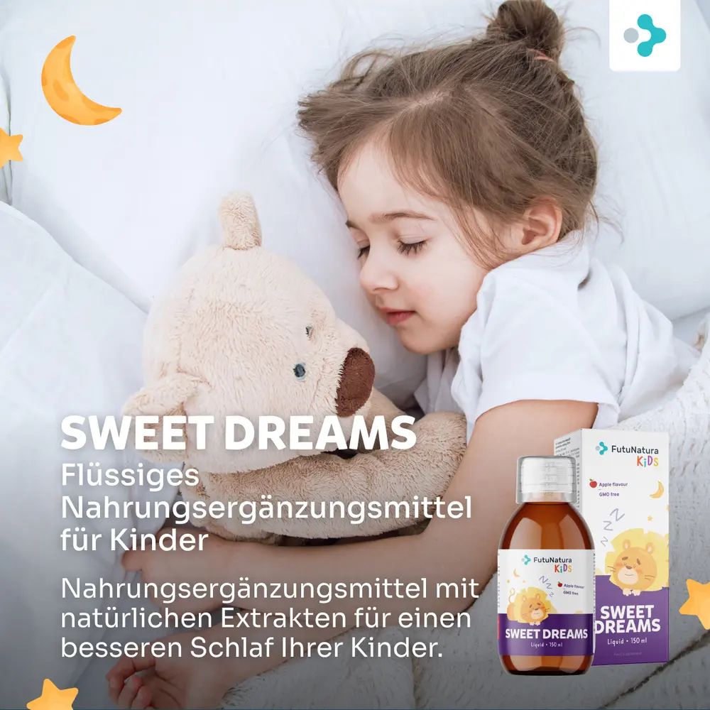 FutuNatura | Sweet dreams - Flüssige Nahrungsergänzung für Kinder zum Schlafen