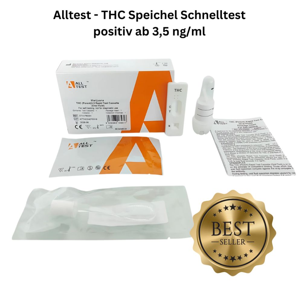 Alltest | THC Speichel Schnelltest - Positiv ab 3,5 ng/ml