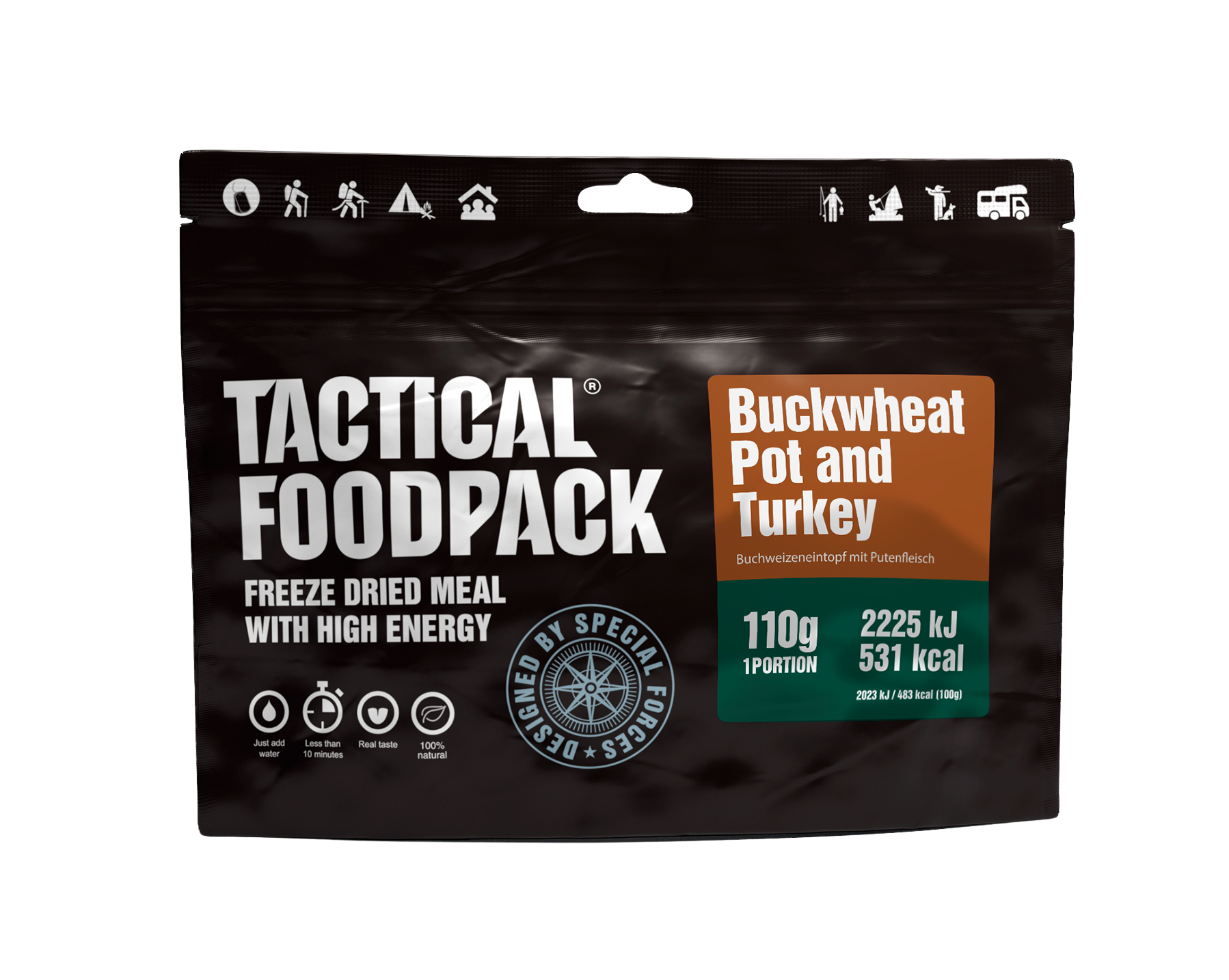Tactical Foodpack | Buckwheat Pot and Turkey