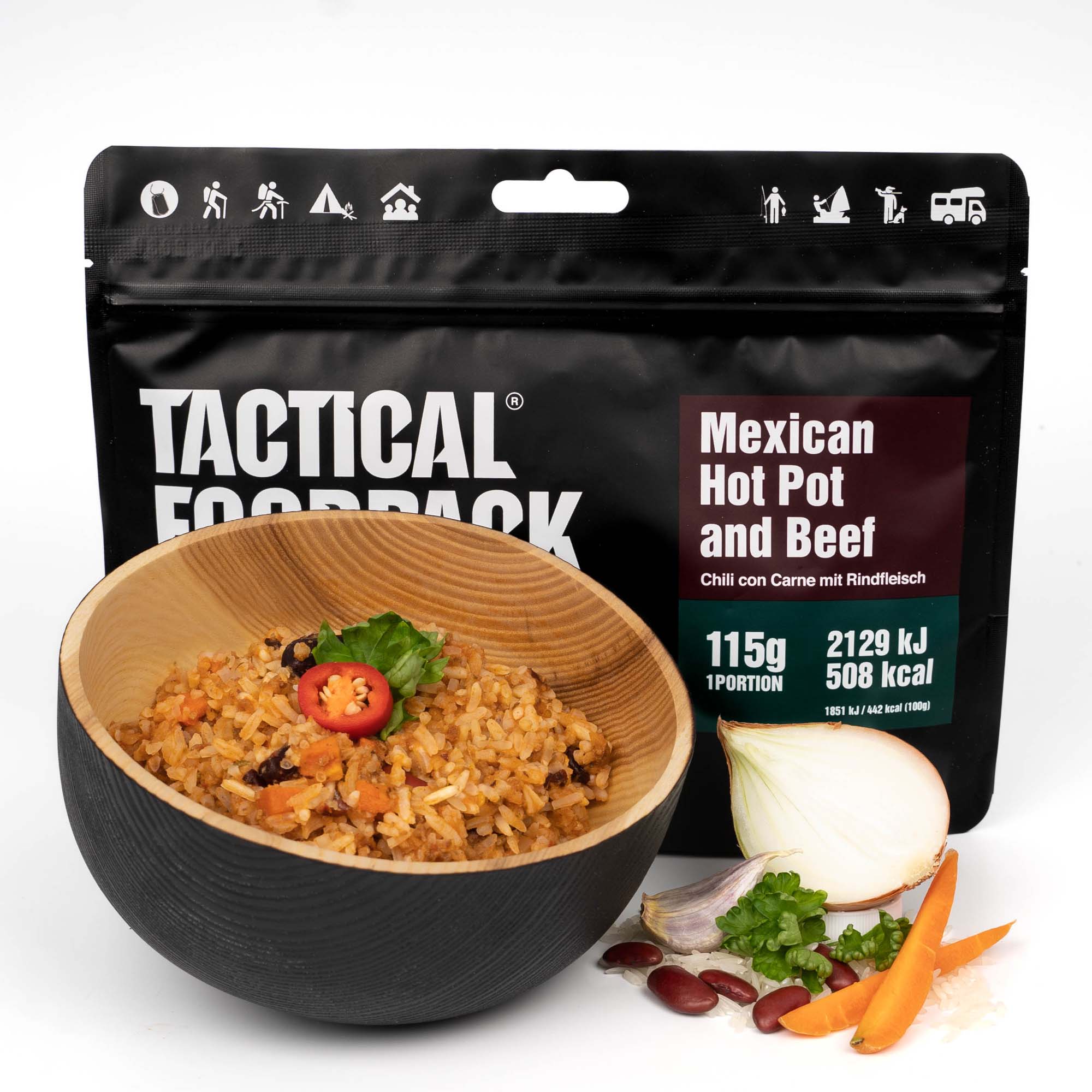 Tactical Foodpack | Mexican Hot Pot and Beef 115g