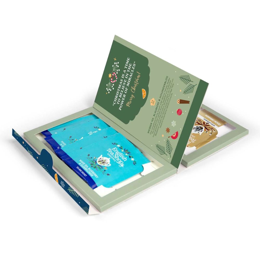 English Tea Shop | Tee Geschenk "Kleines Weihnachtswunder" Tee-Poesie - 8 Teebeutel