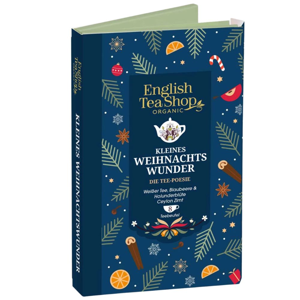 English Tea Shop | Tee Geschenk "Kleines Weihnachtswunder" Tee-Poesie - 8 Teebeutel