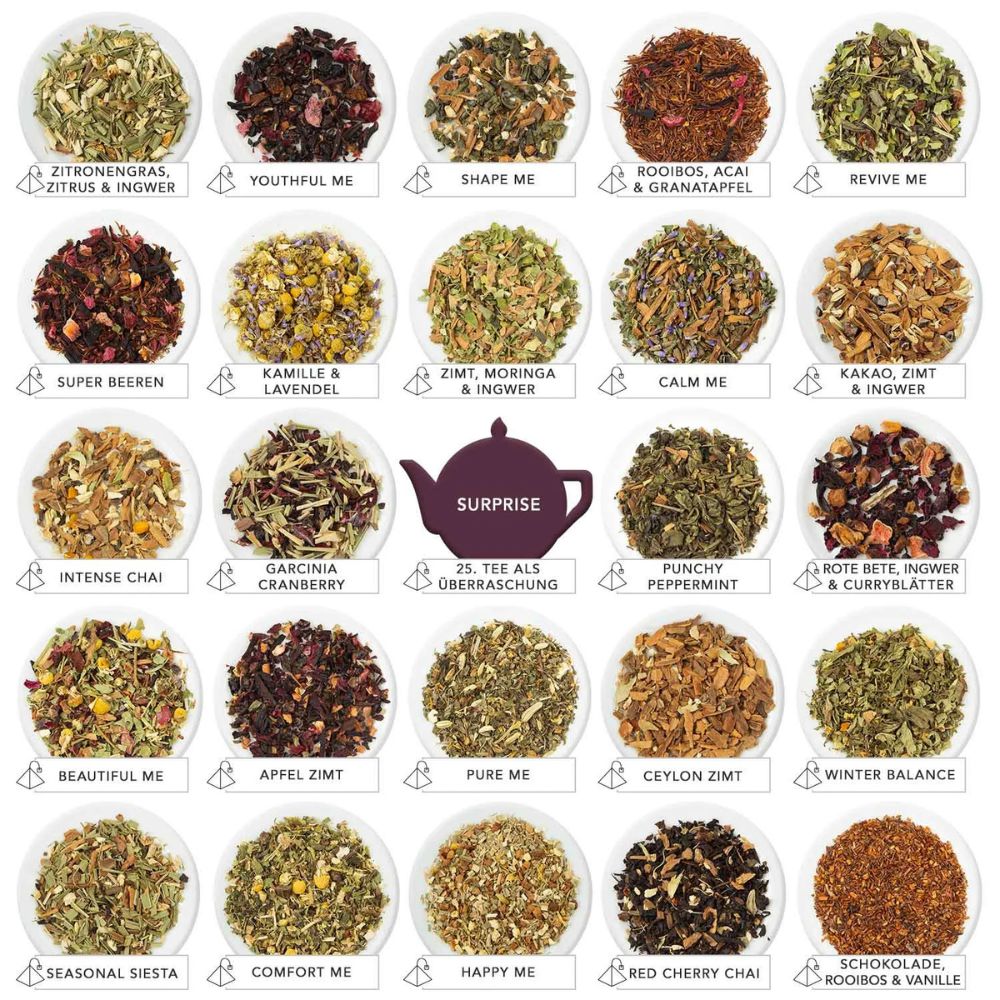 English Tea Shop | Teebuch Adventskalender "Wellness" mit Schleife