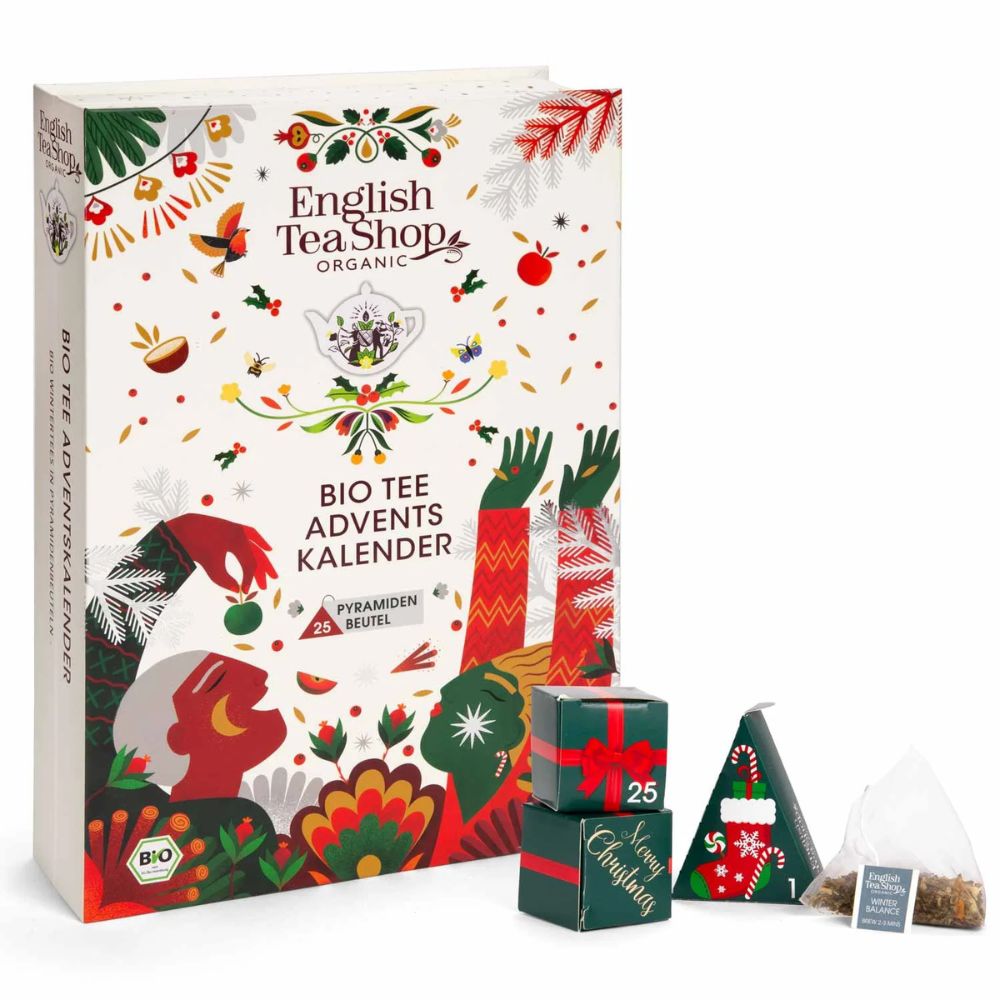 English Tea Shop | Teebuch Adventskalender mit 25 köstlichen Tees - Weiß