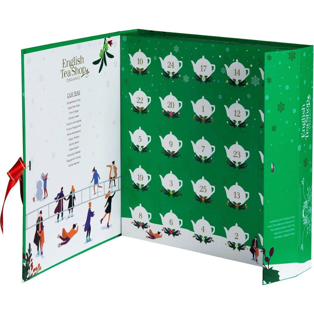 English Tea Shop | Teebuch Grün Adventskalender "Christmas Tree"