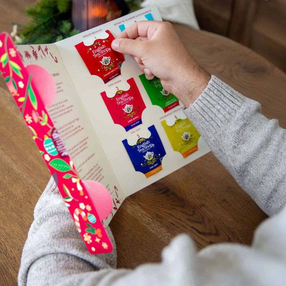 English Tea Shop | Teebuch "Weihnachtsgeschichte" - 24 BIO Teebeutel & Geschichte zum Lesen