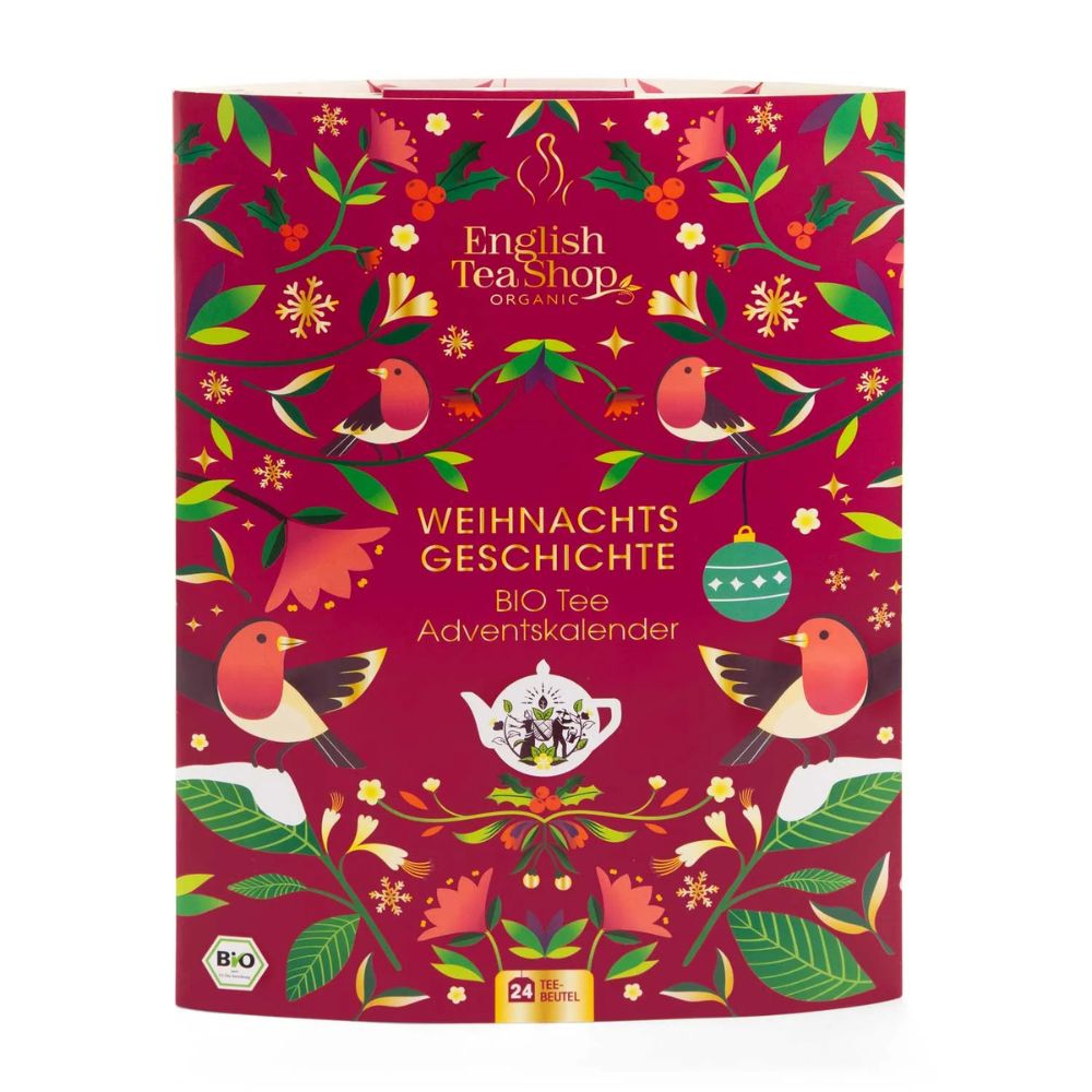 English Tea Shop | Teebuch "Weihnachtsgeschichte" - 24 BIO Teebeutel & Geschichte zum Lesen