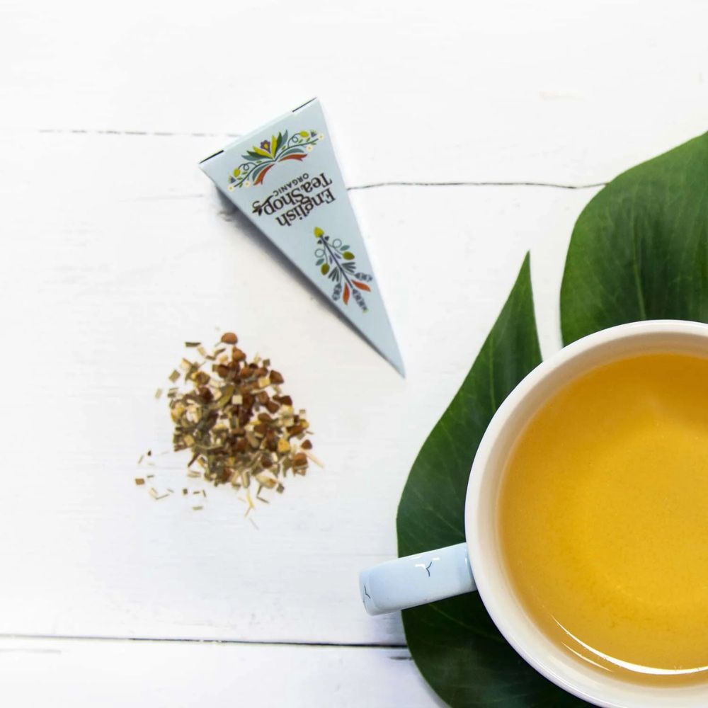 English Tea Shop | Teegeschenk mit Schleife "Wellness Tee Kollektion" - 12 Pyramiden-Beutel