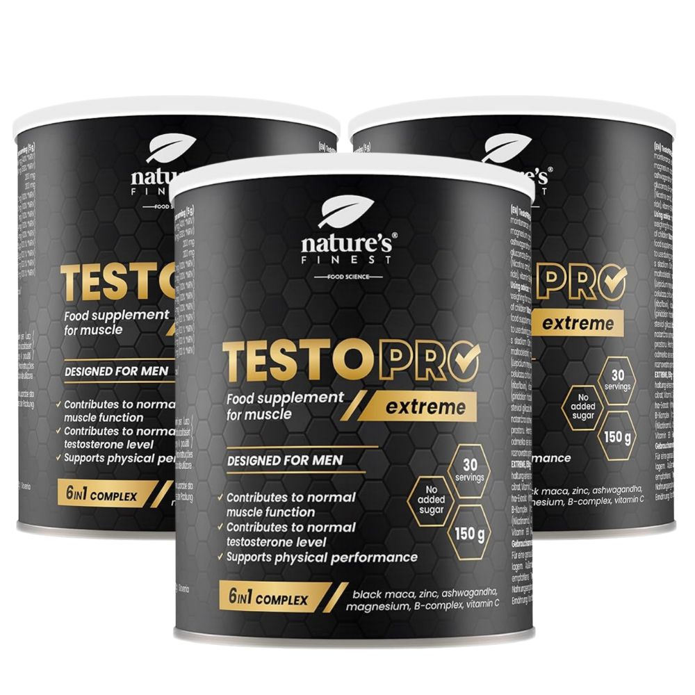 Nature's Finest I TestoPRO Extreme 6-in-1 Muskel- und Testosteron-Support-Komplex