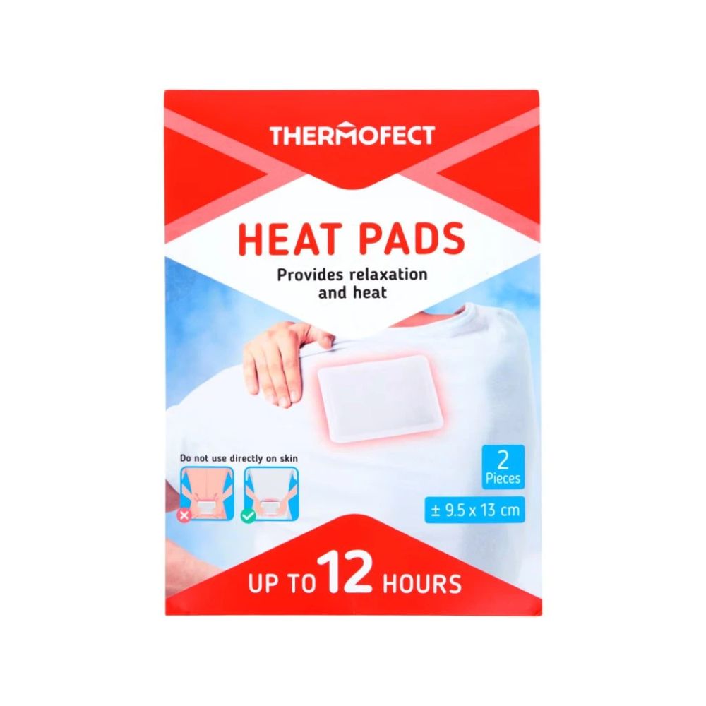 Thermofect | Wärmepflaster für Muskelverspannungen oder Krämpfen - 9,5 x 13 cm - 2 Stück- RÜCKEN
