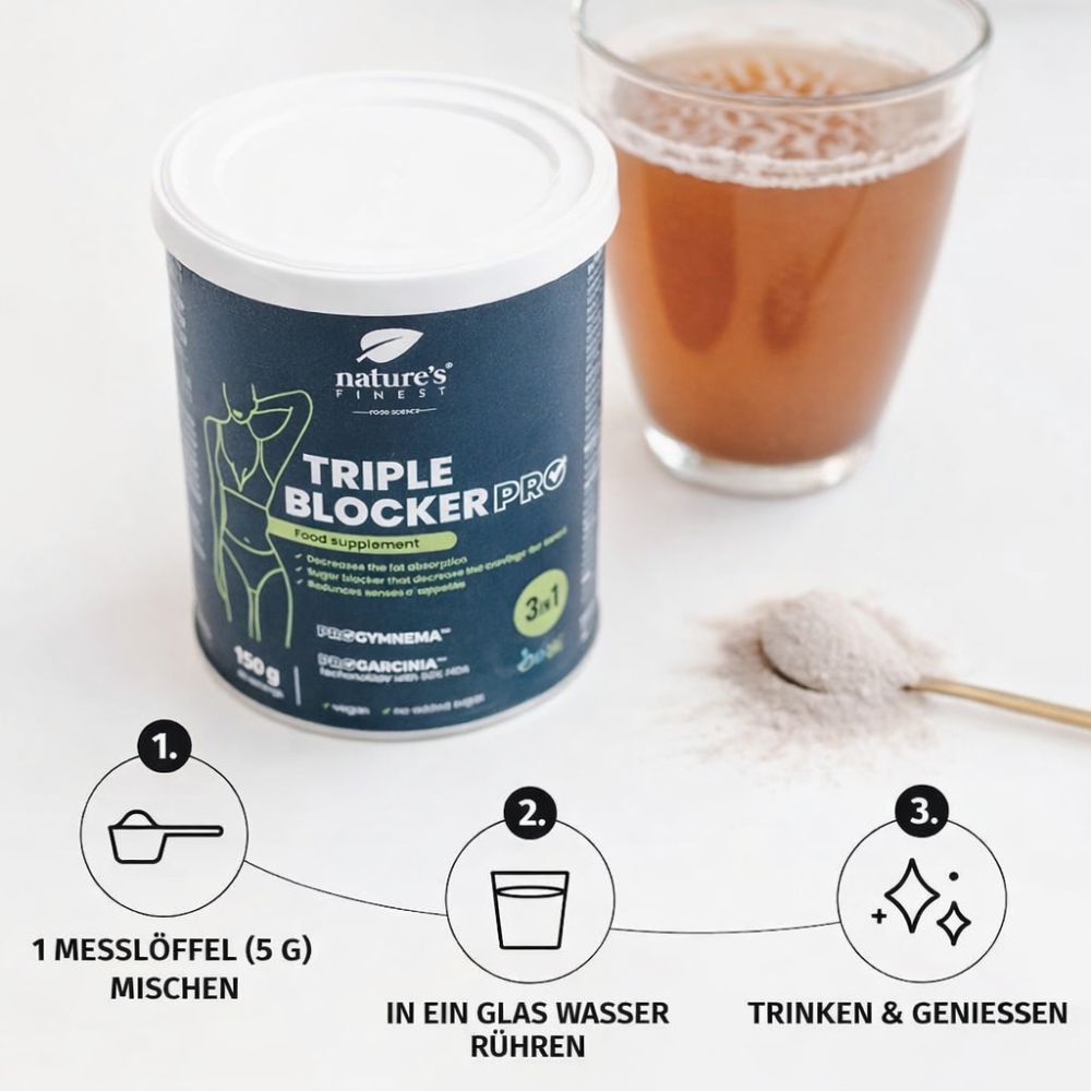 Nature's Finest I Triple Blocker PRO - 3-in-1-Ergänzung zum Abnehmen