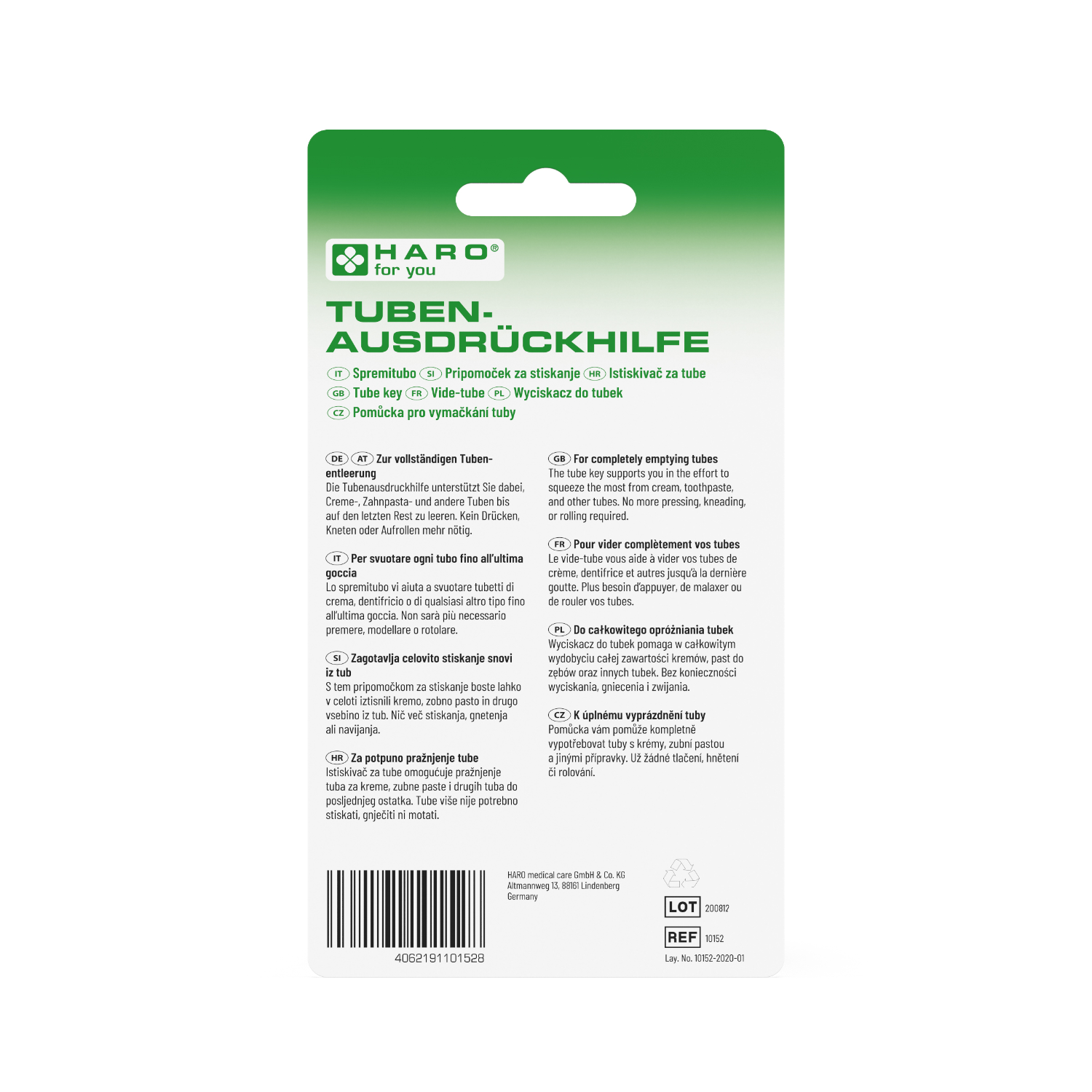 Haro | Tubenausdrückhilfe