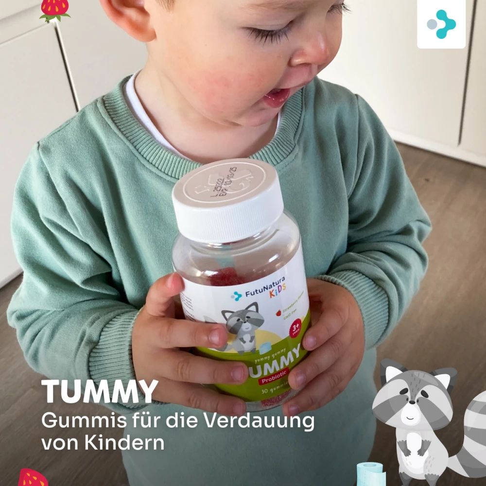 FutuNatura | TUMMY - Kindergummies für eine bessere Verdauung - 30 Stück