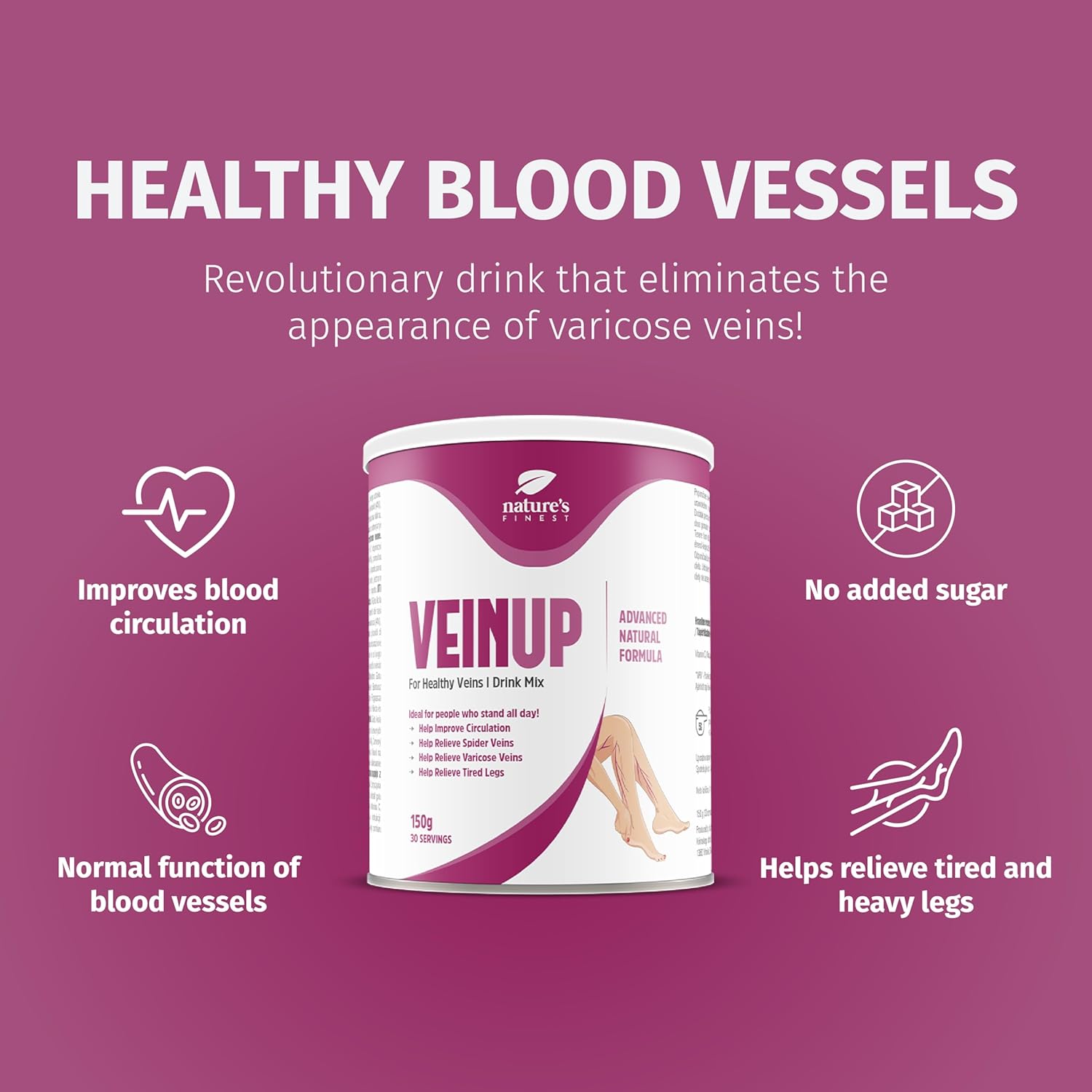 Nature's Finest I VEIN UP - Krampfadern beseitigen