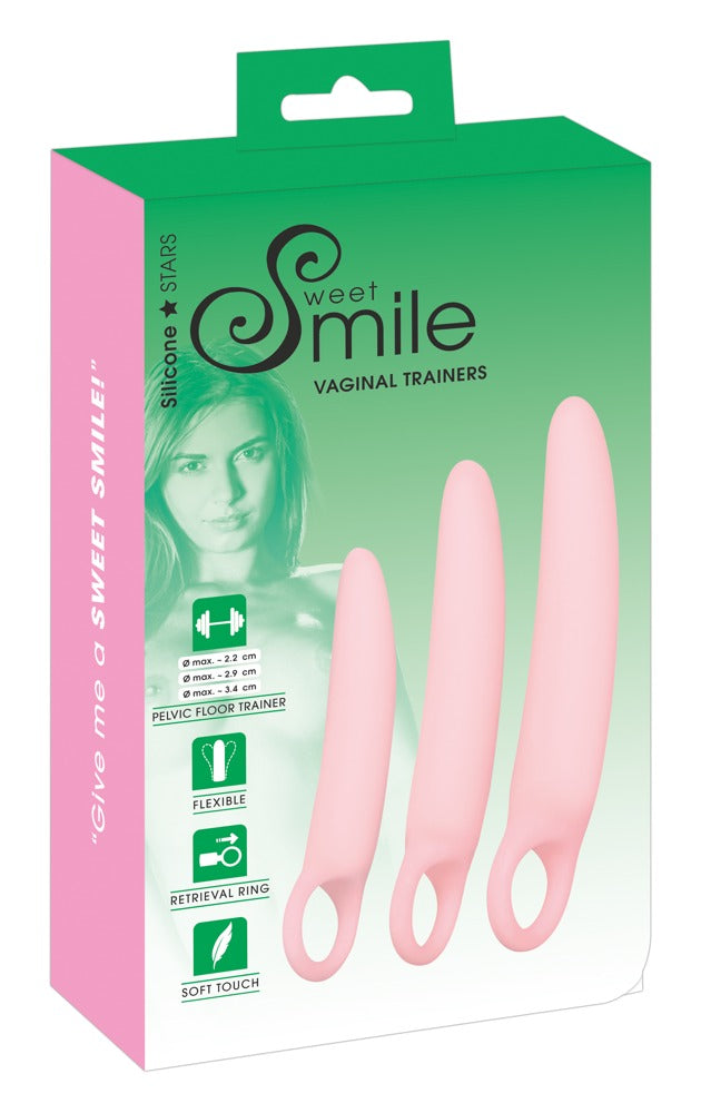 Sweet Smile | Vaginales & anales Dehntraining | 3-teiliges Dildo-Set „Vaginal Trainers“