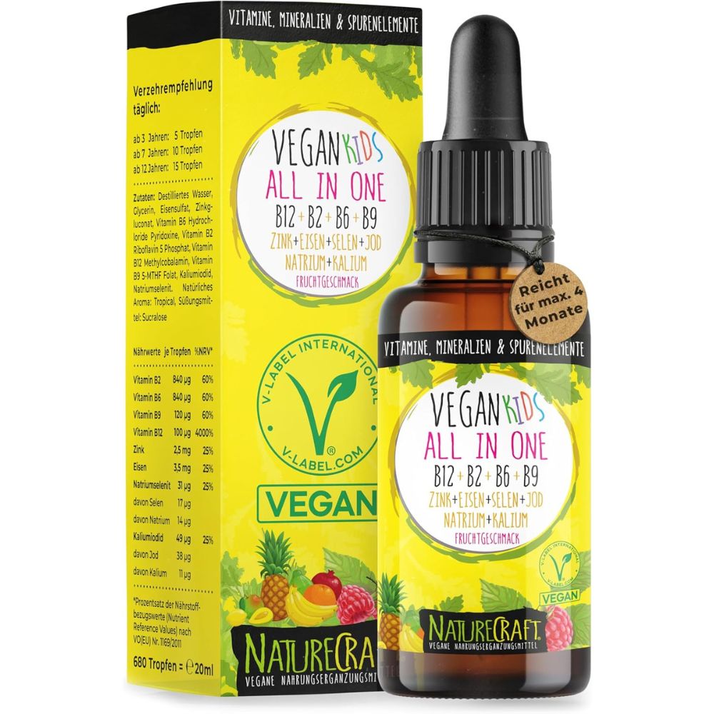 NatureCraft | Vegan Kids All-in-One Tropfen - 20ml - NEUHEIT