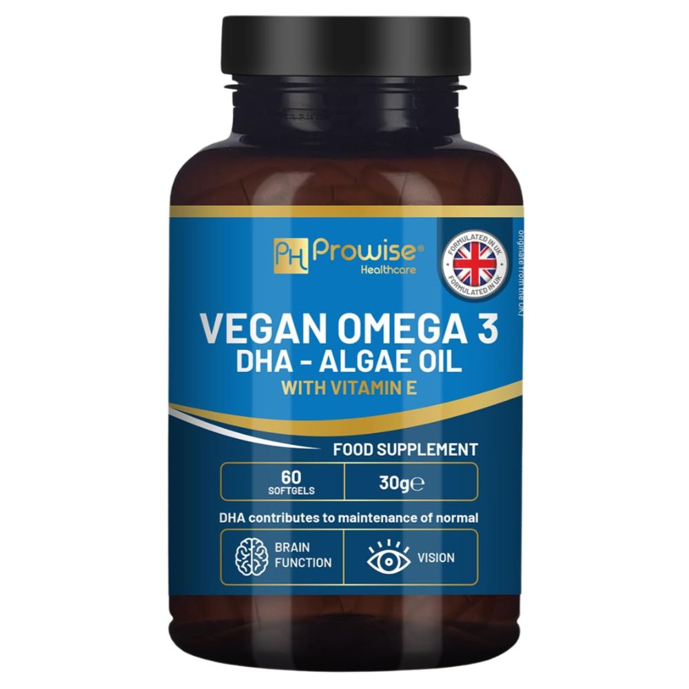 Prowise Healthcare | Vegan Omega-3 DHA aus Algenöl - 60 Weichkapseln