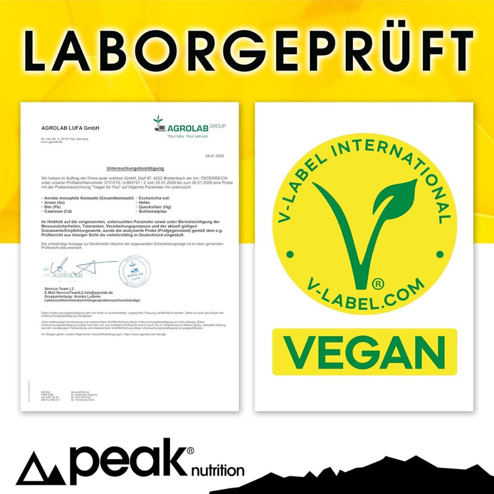 peak nutrition | Vegan for You Multivitamin All-in-One für Erwachsene - 120 Kapseln