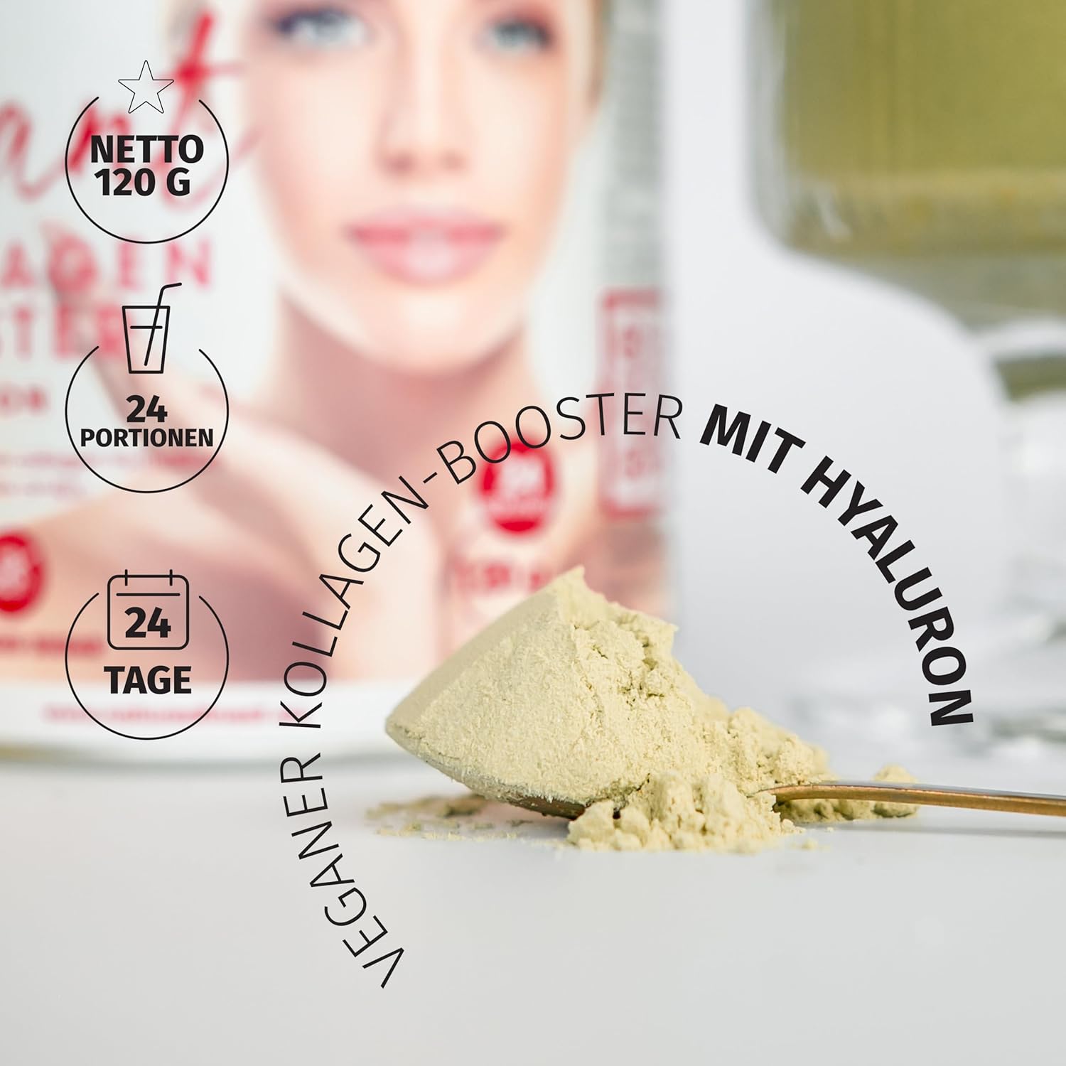 Nature's Finest I Plant Collagen Booster mit Hyaluronsäure