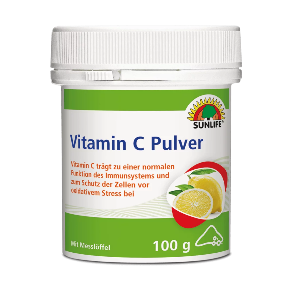 Sunlife | Vitamin C Pulver mit Zitronengeschmack