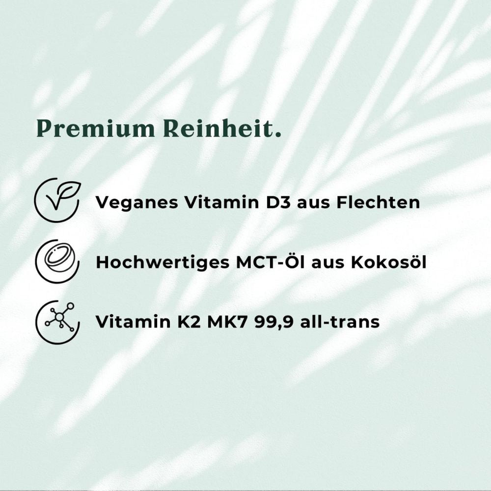 Cosphera | Vitamin D3 K2 Tropfen für Knochen und Immunsystem - 50 ml