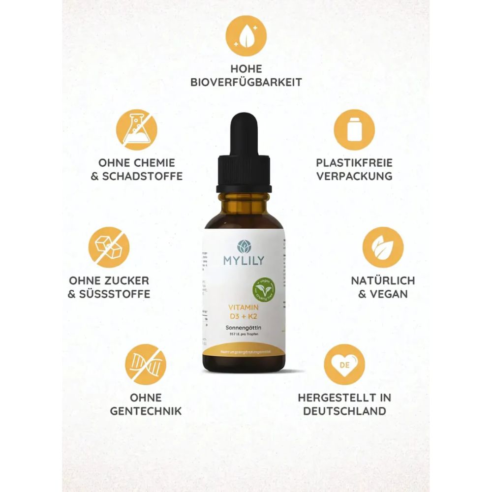 MYLILY | Sonnengöttin mit Vitamin D3 + K2