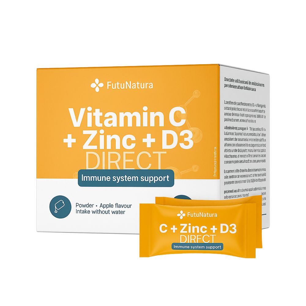 FutuNatura | Vitamin C 500 + Zink + D3 DIRECT - 30 Beutel