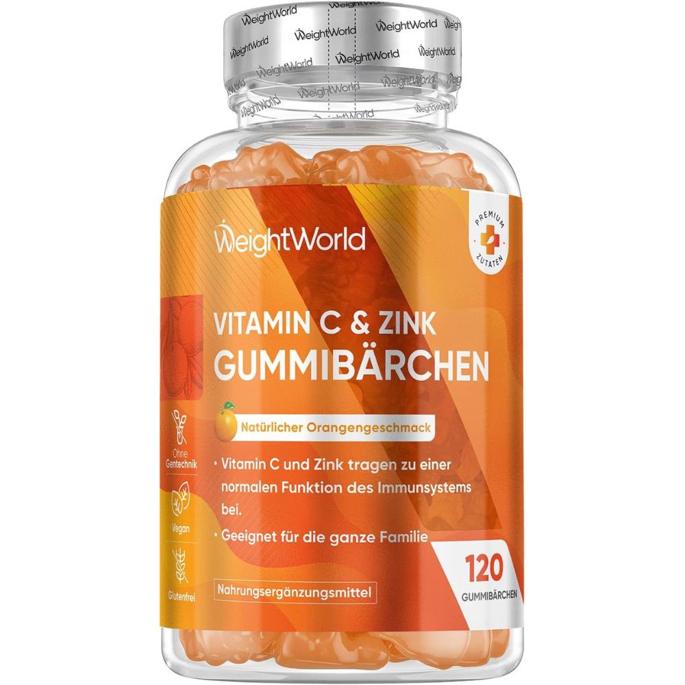 Weightworld | Vitamin C & Zink Gummibärchen - 120 Stück