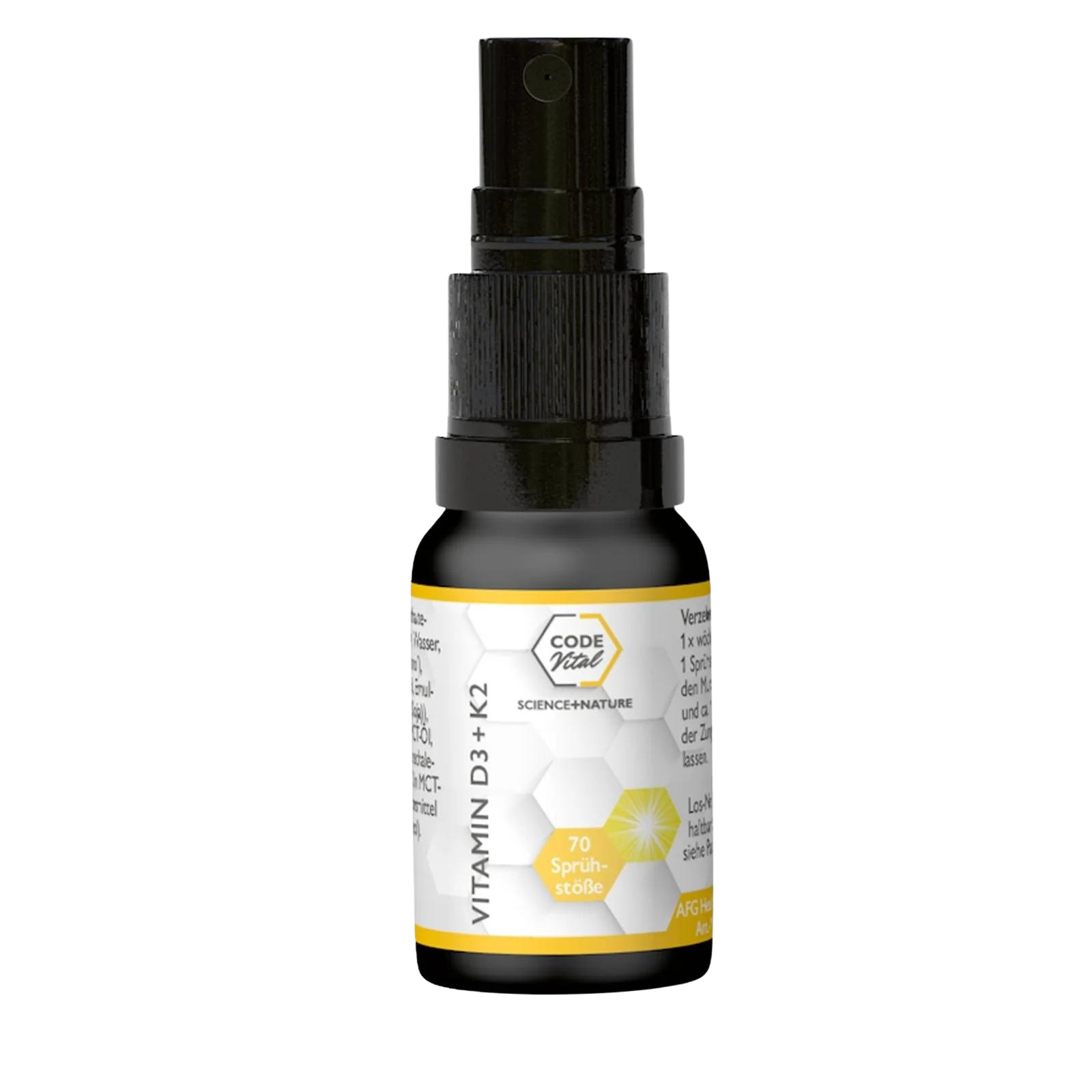 Code Vital Vitamin D3+K2 Immun Spray - Für dein IMMUNSYSTEM