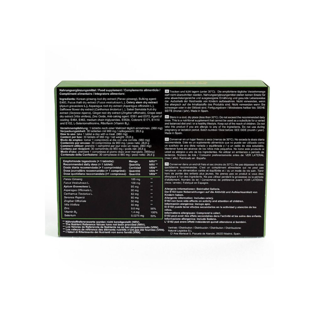 500Cosmetics | Volume500 Sperma Tabletten - 30 Kapseln