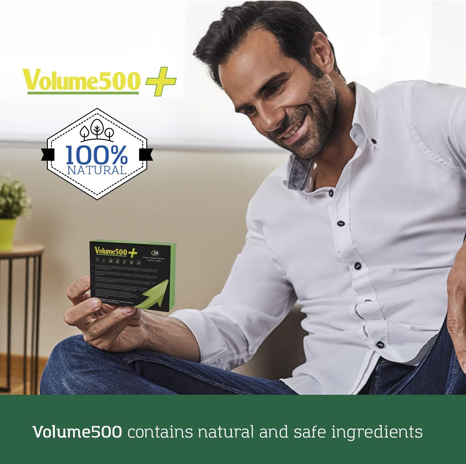 500Cosmetics | Volume500 Sperma Tabletten - 30 Kapseln
