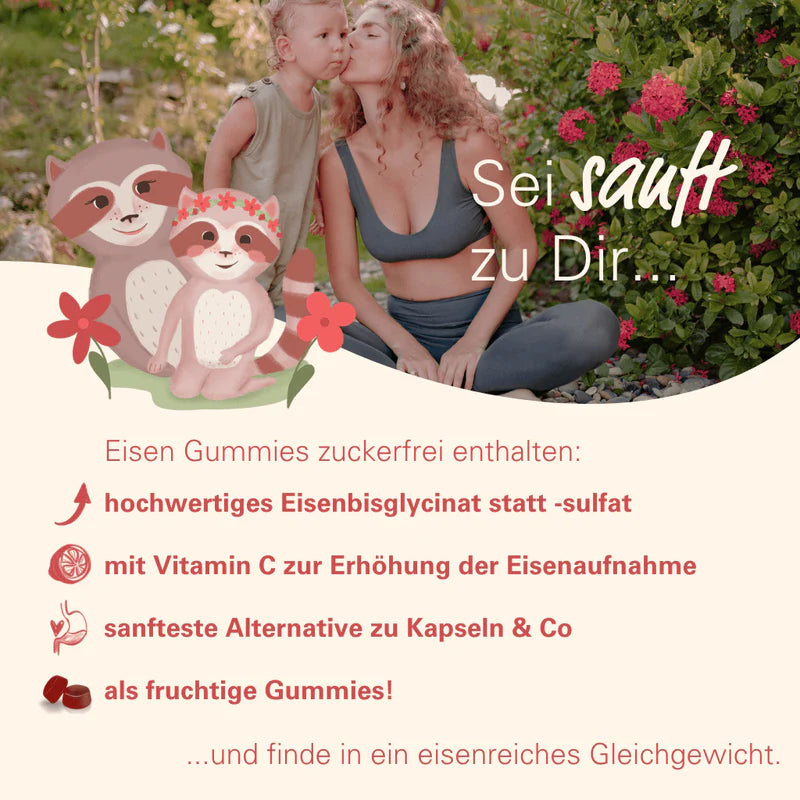 WOWTAMINS I Eisen Gummies I Bisglycinat + Vitamin C