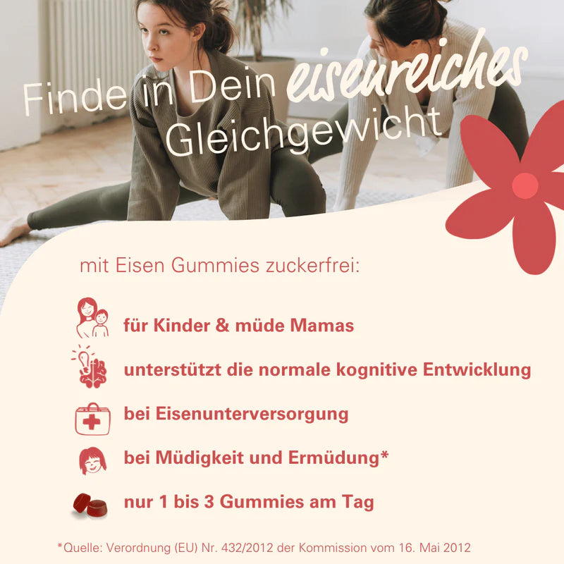 WOWTAMINS I Eisen Gummies I Bisglycinat + Vitamin C
