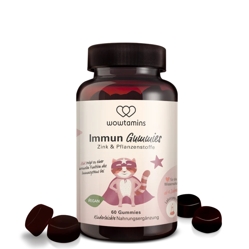 WOWTAMINS I Immun Gummies KIDS I zuckerfrei I Hollunderbeere
