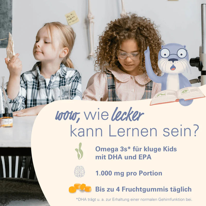 WOWTAMINS I Omega 3 Gummies I zuckerfrei I Omega 3s für Kinder