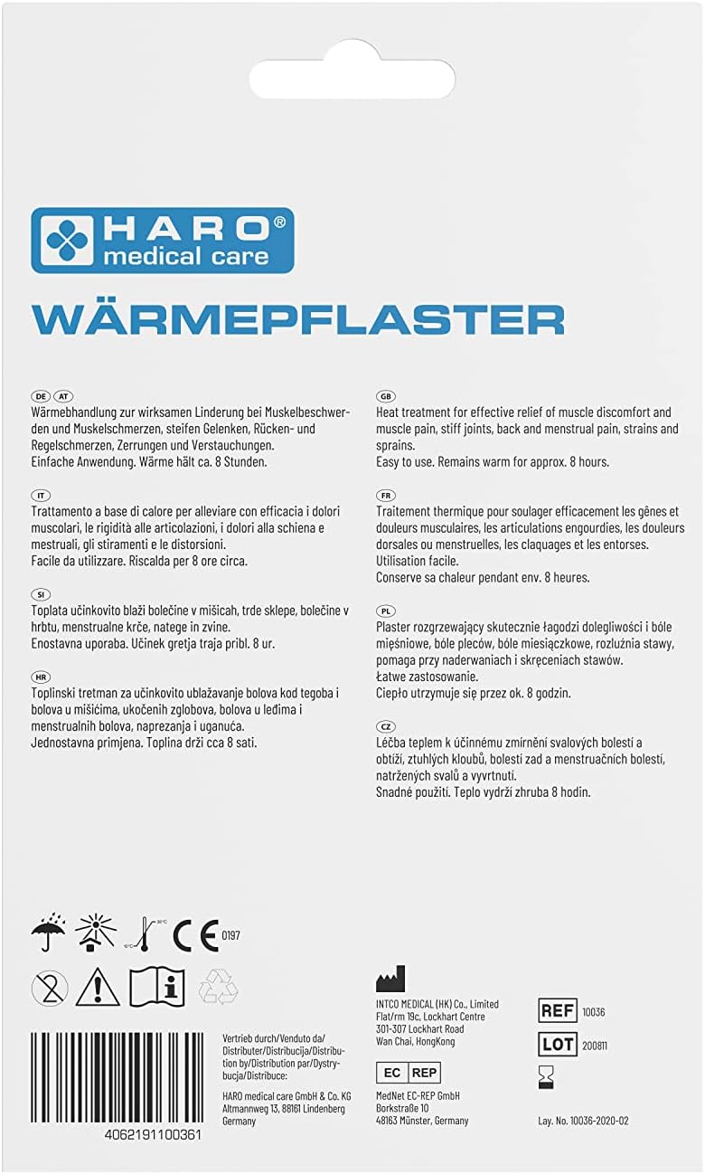 Haro | Wärmepflaster - 22 x 9,5cm - Bauch