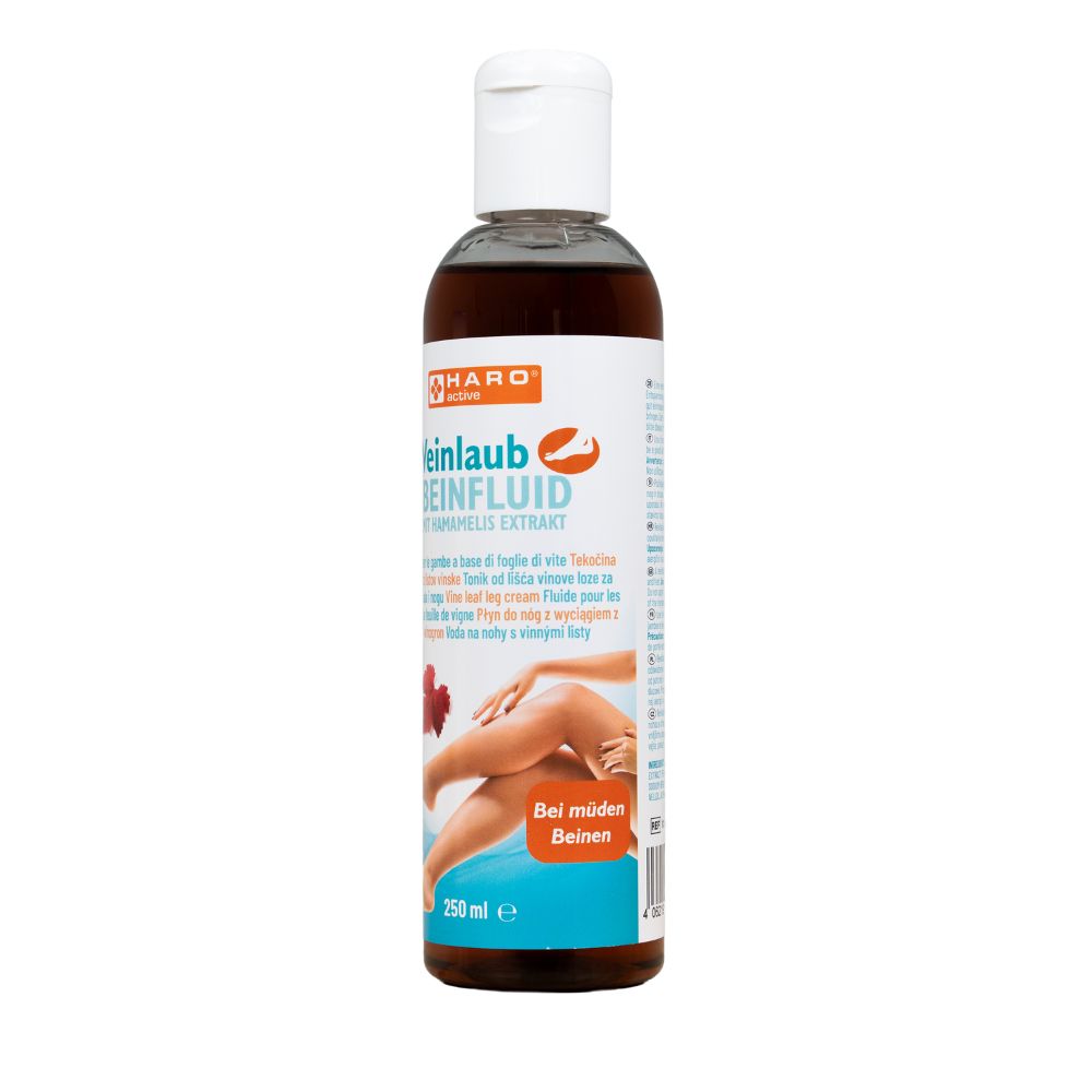 Haro | Weinlaub Beinfluid - wohltuend bei müden und schweren Beinen - 250 ml